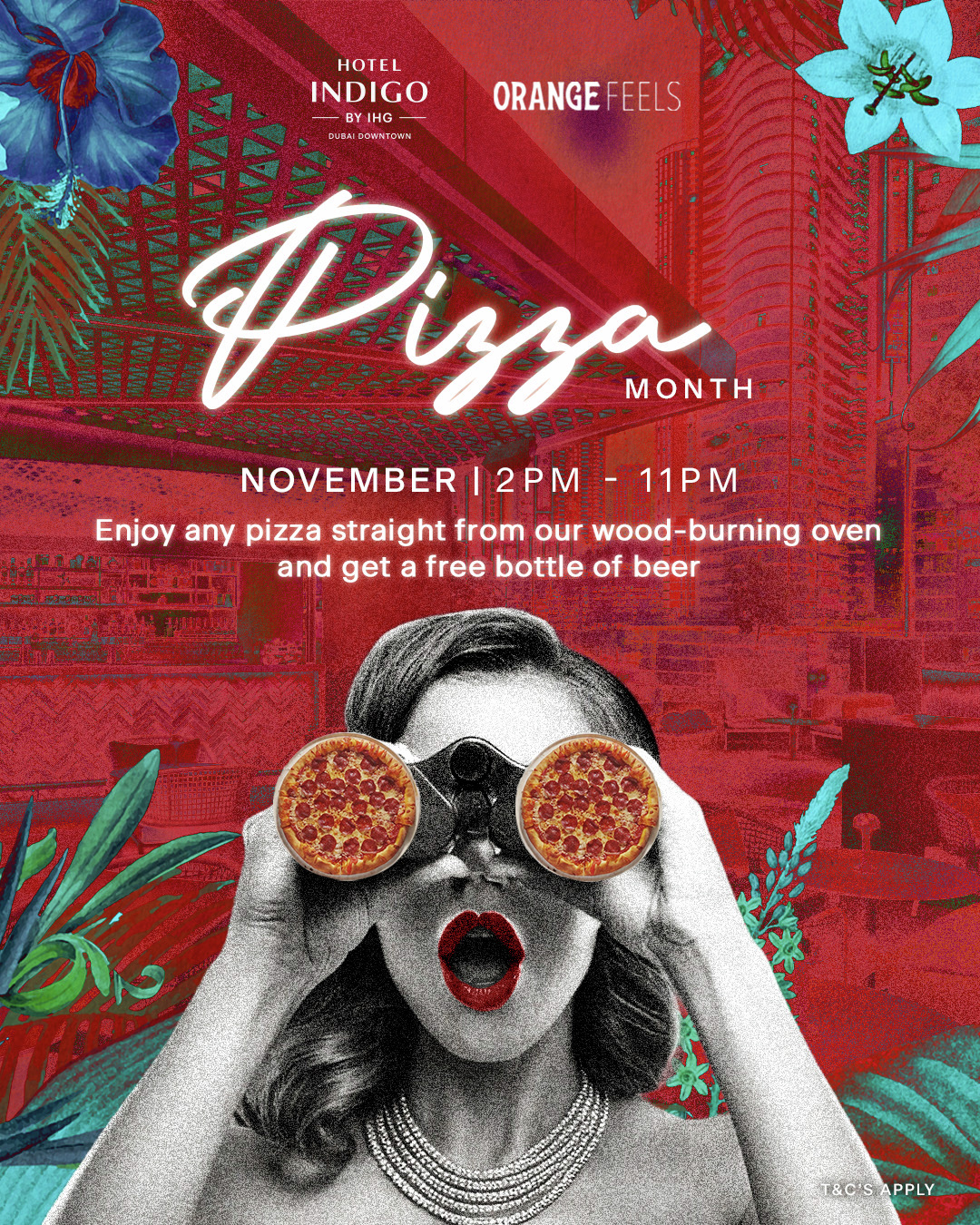 Pizza Month x Orange Feels