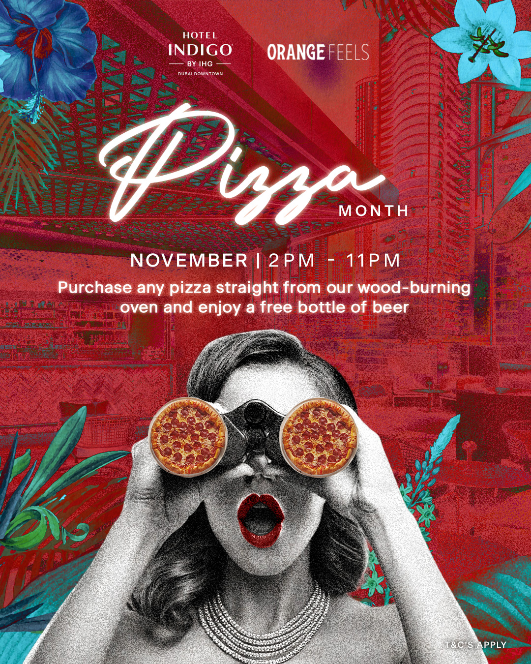 Pizza Month x Orange Feels