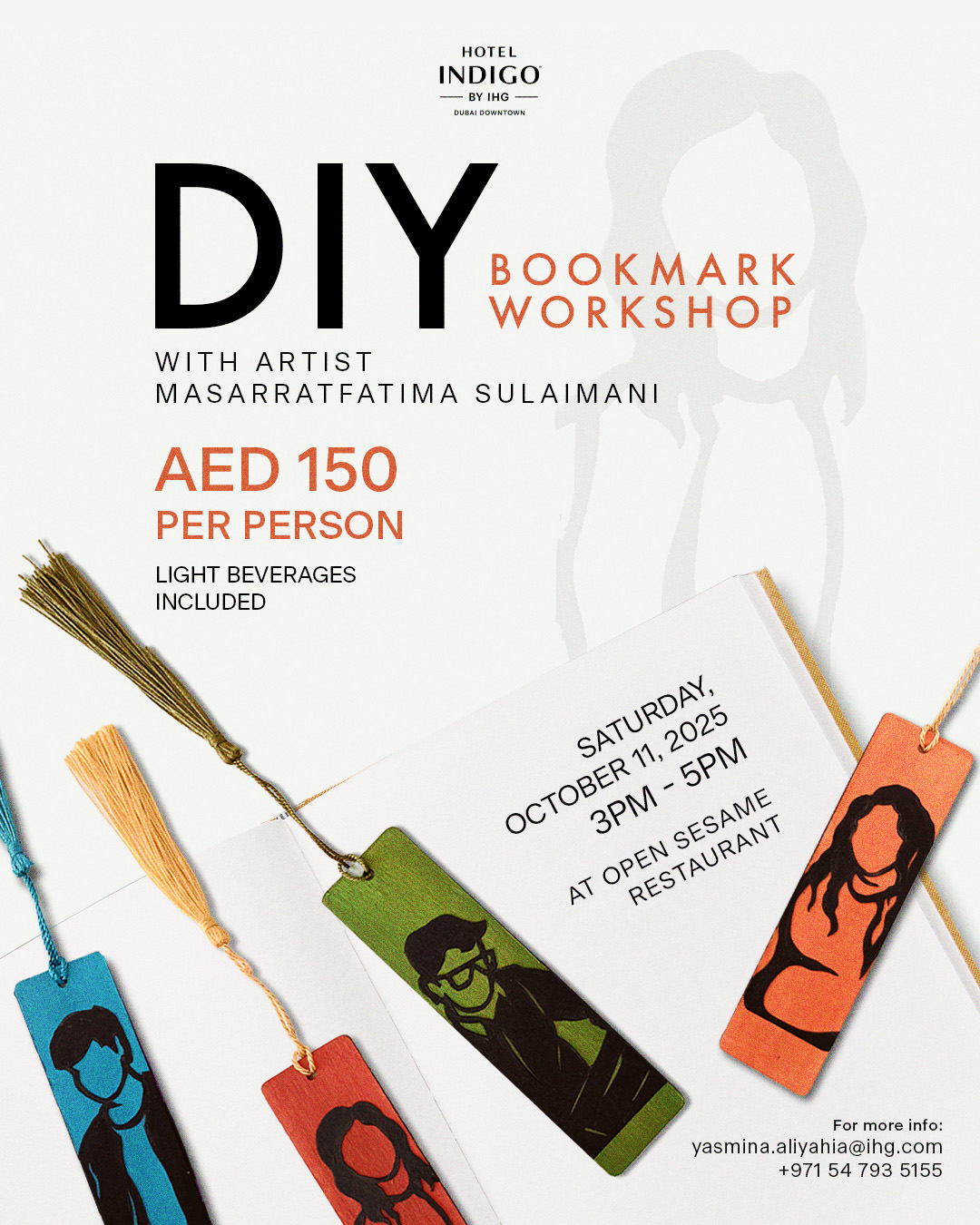 DIY Bookmark Workshop with Artist Masarratfatima Sulaimani