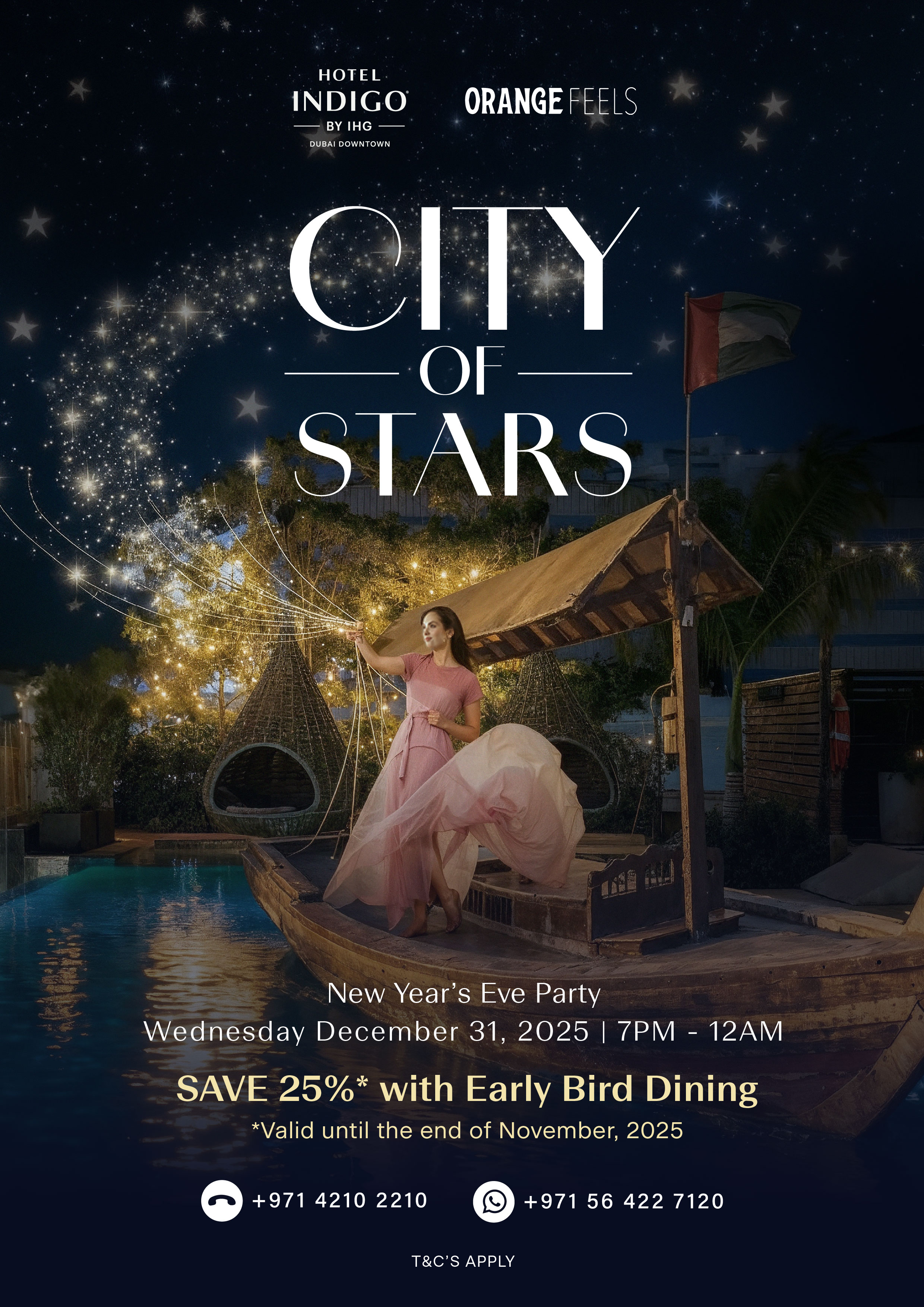 CITY OF STARS – NEW YEAR’S EVE – ORANGE FEELS