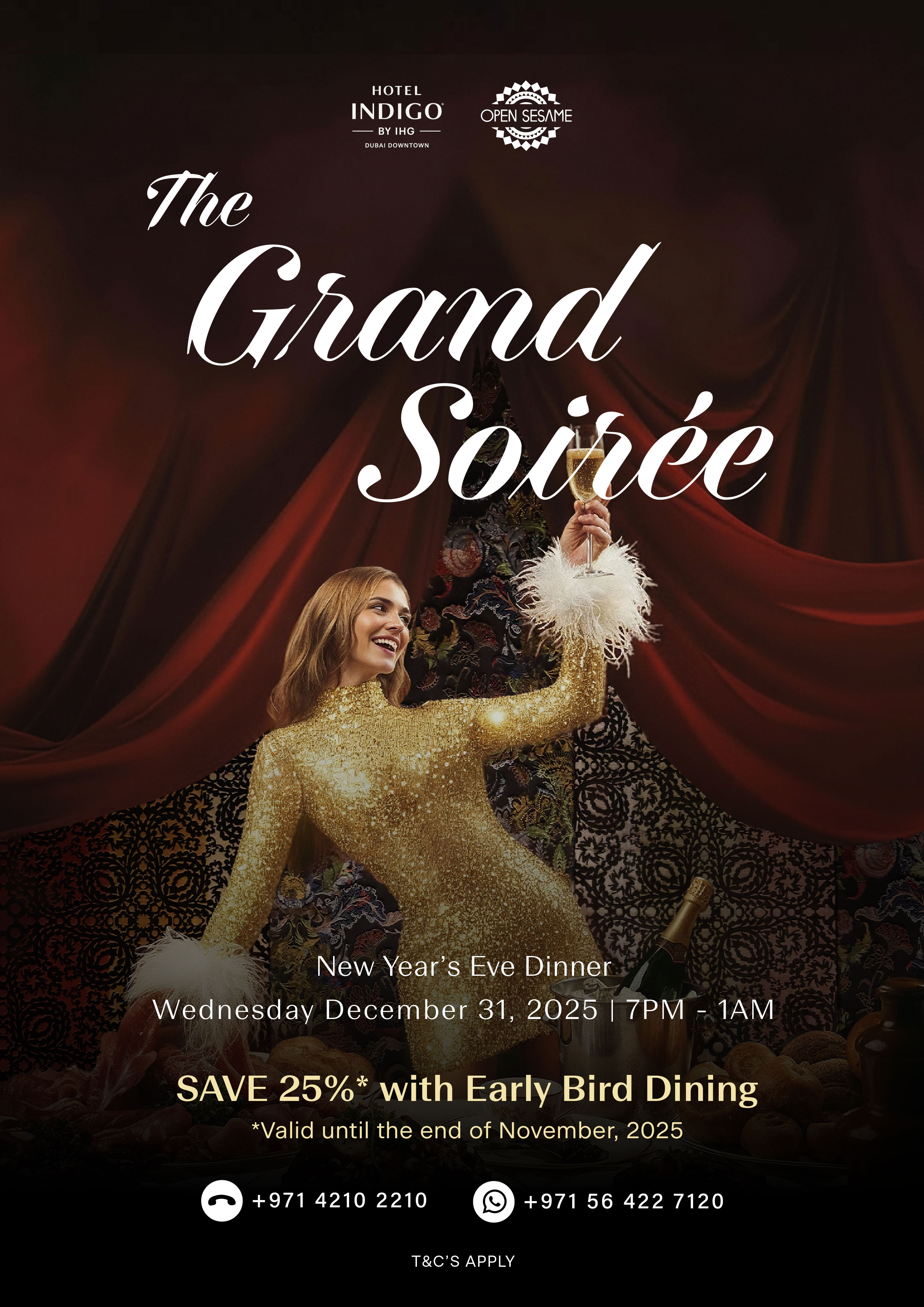 THE GRAND SOIREE – NEW YEAR’S EVE – OPEN SESAME